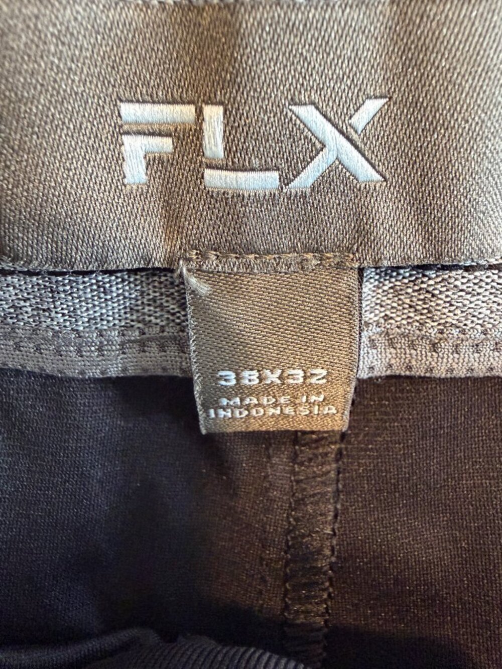 FLX Premium 5 Pocket Stretch Pants 38 x 32 Black - Picture 14 of 15